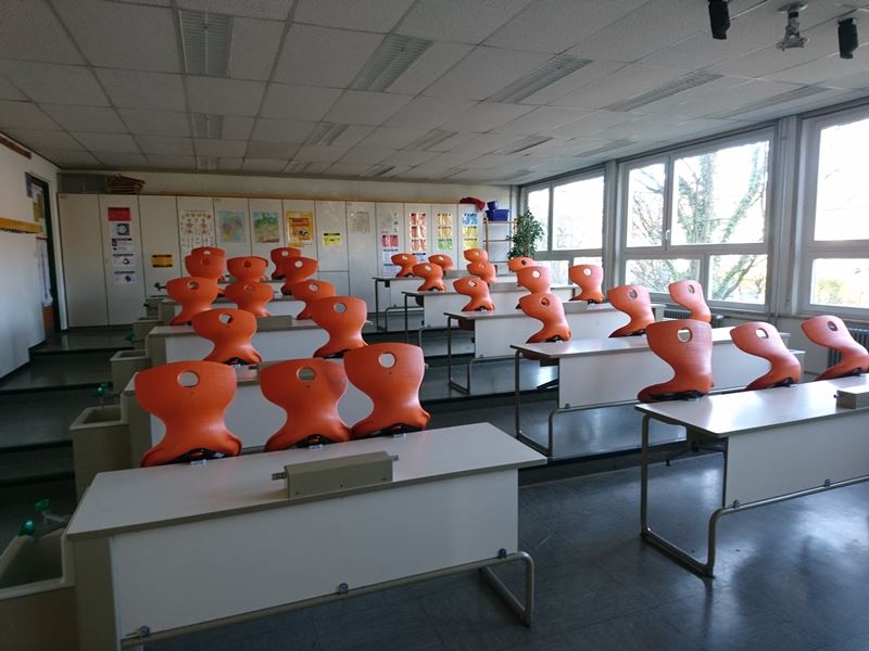 Foto Bestuhlung Physikraum