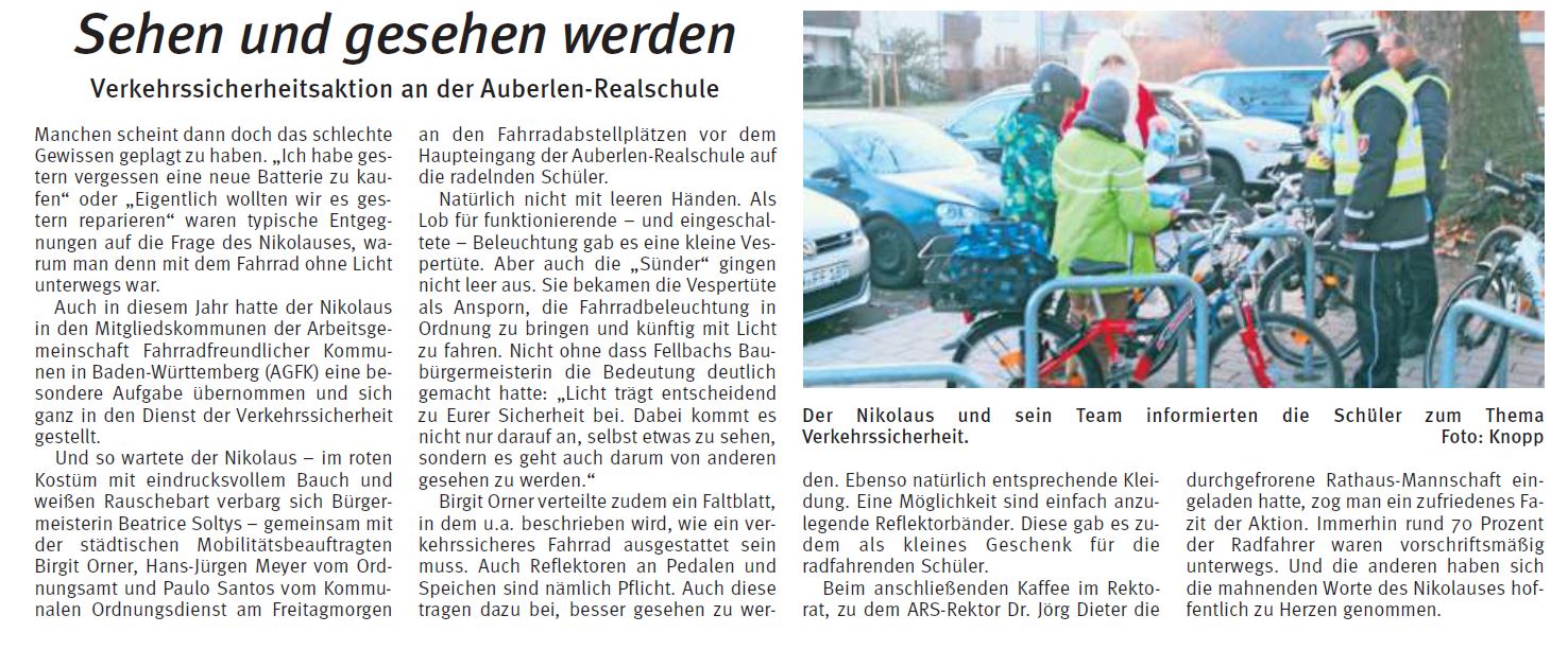 Foto Artiekl Fahrradaktion
